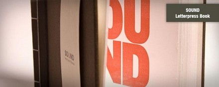 Sound – Letterpress book
